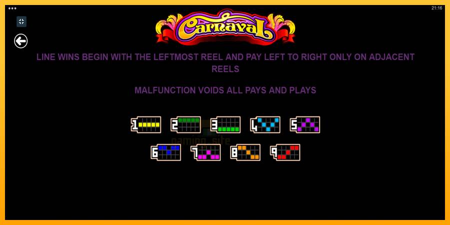 Carnaval gaming machine for money, picture 10