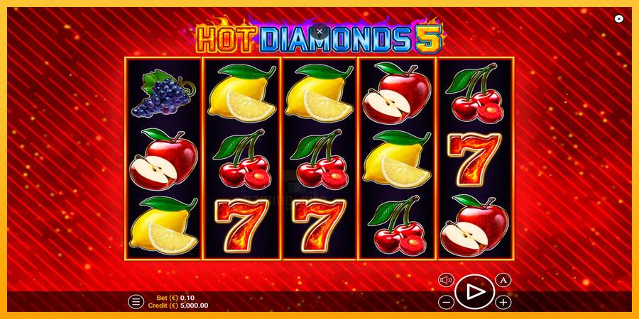 Hot Diamonds 5 gaming machine for money, picture 1