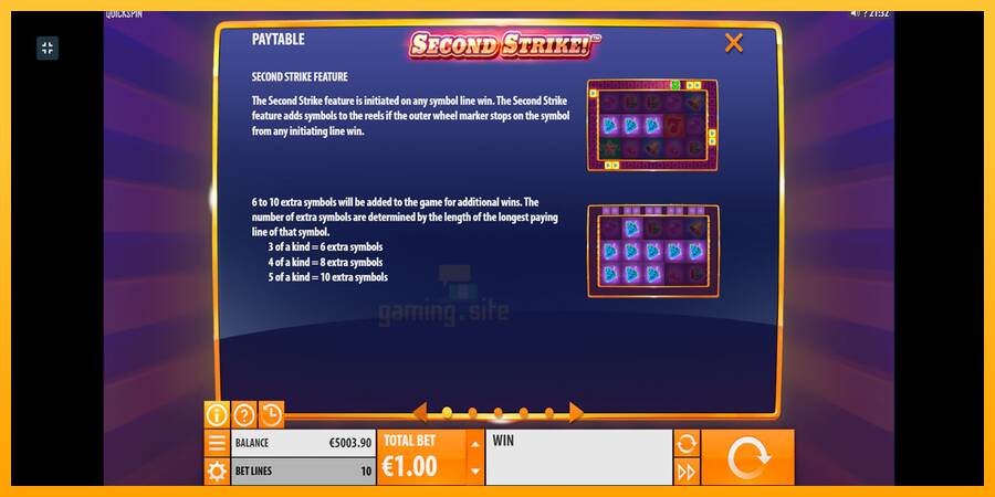 Second Strike gaming machine for money, picture 10