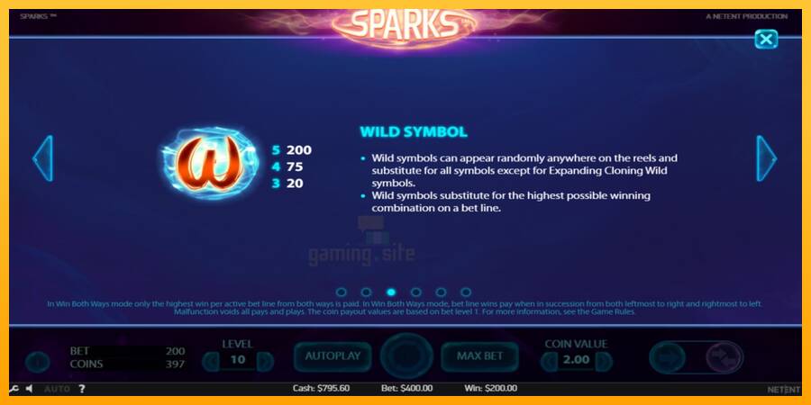 Sparks gaming machine for money, picture 6