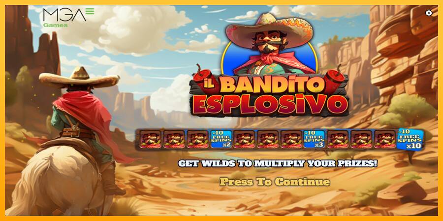 Il Bandito Esplosivo gaming machine for money, picture 1