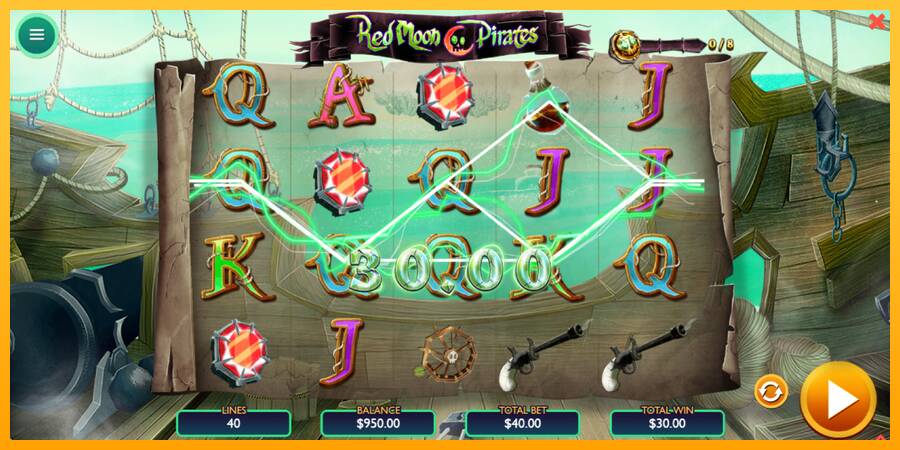 Red Moon Pirates gaming machine for money, picture 3