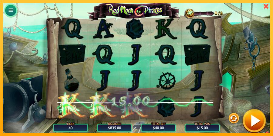 Red Moon Pirates gaming machine for money, picture 4