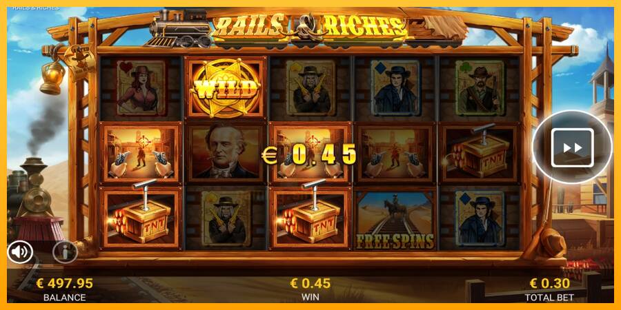 Rails & Riches gaming machine for money, picture 3