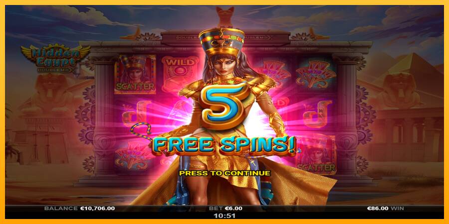 Hidden Egypt DoubleMax gaming machine for money, picture 4