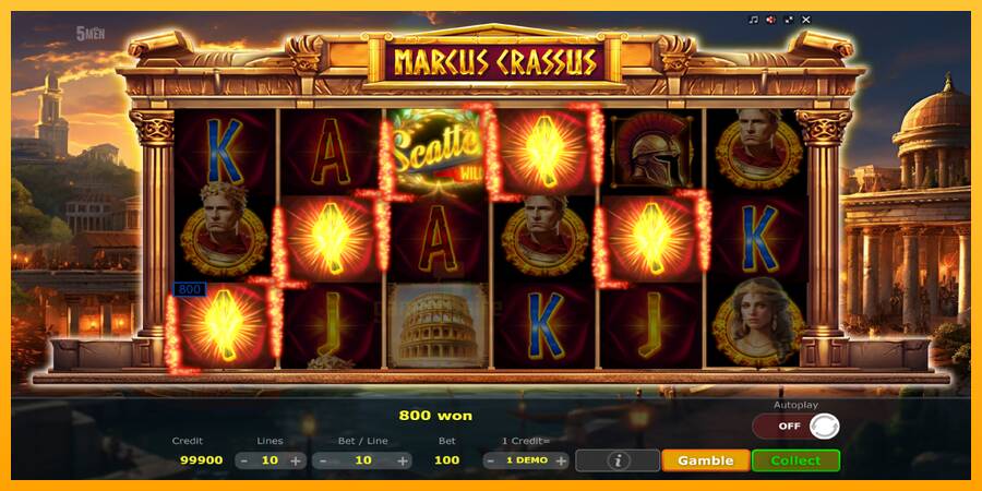 Marcus Crassus gaming machine for money, picture 3