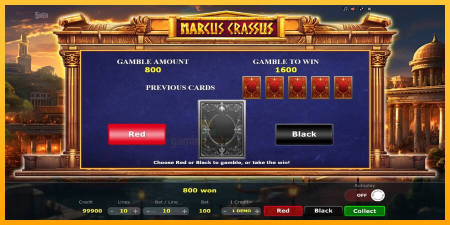 Marcus Crassus gaming machine for money, picture 4