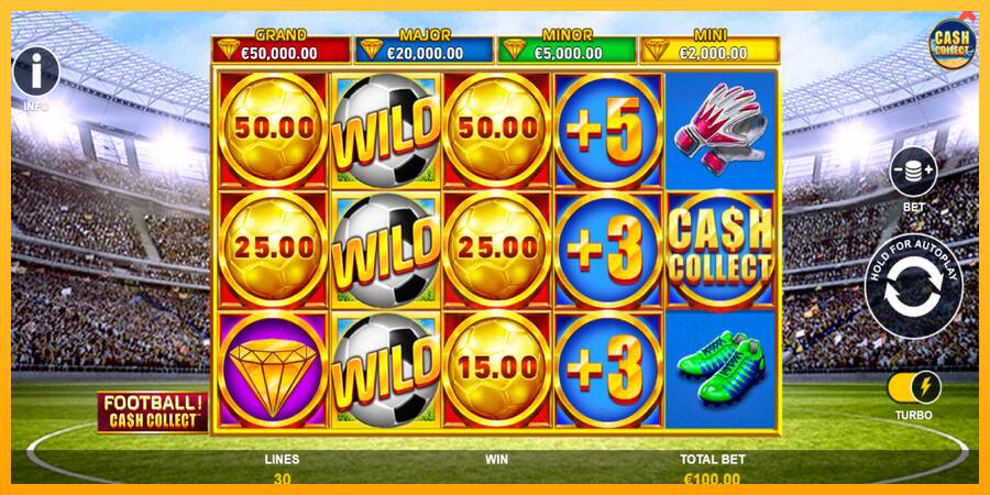 Football Cash Collect PowerPlay Jackpot gaming machine for money, picture 2