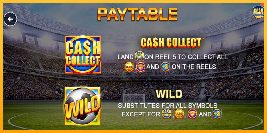 Football Cash Collect PowerPlay Jackpot gaming machine for money, picture 5