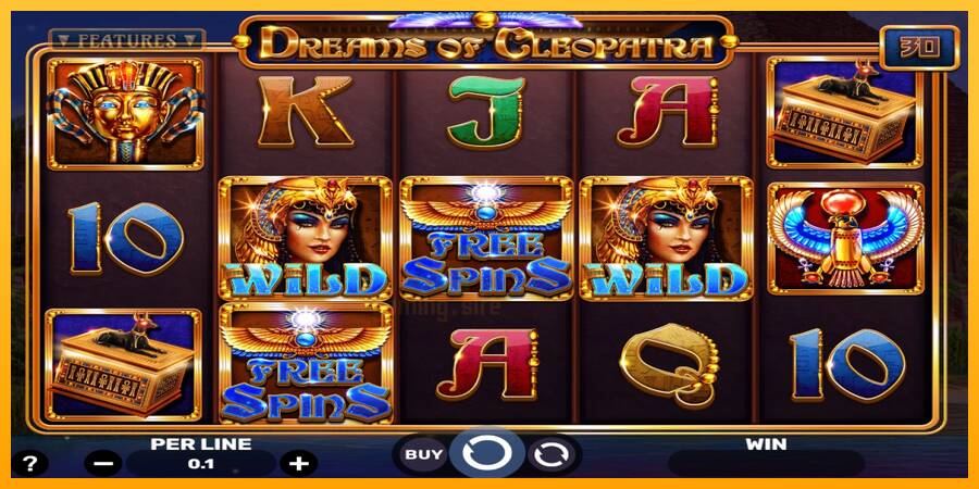 Dreams of Cleopatra gaming machine for money, picture 1