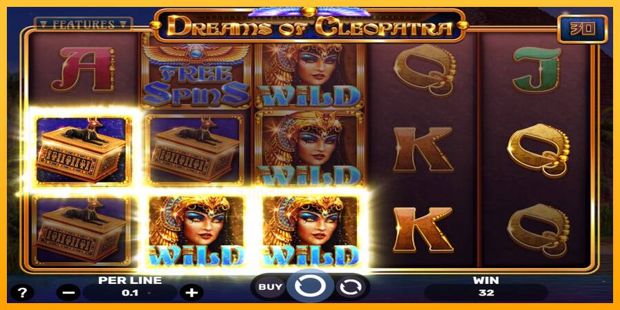 Dreams of Cleopatra gaming machine for money, picture 3