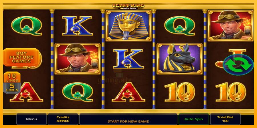 Egypt King Book Hunt gaming machine for money, picture 2