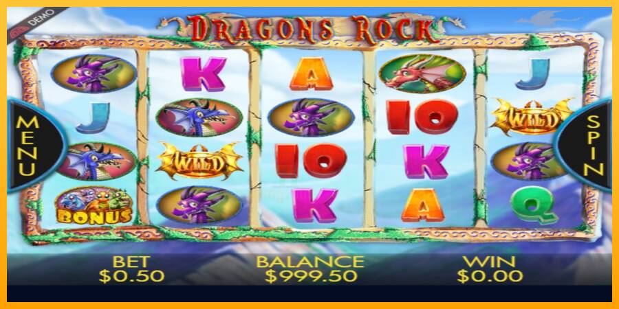 Dragons Rock gaming machine for money, picture 2