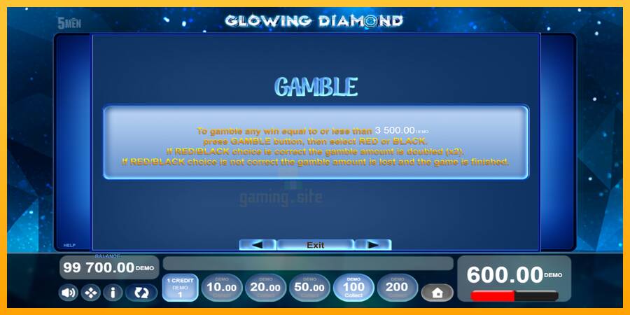 Glowing Diamond gaming machine for money, picture 6