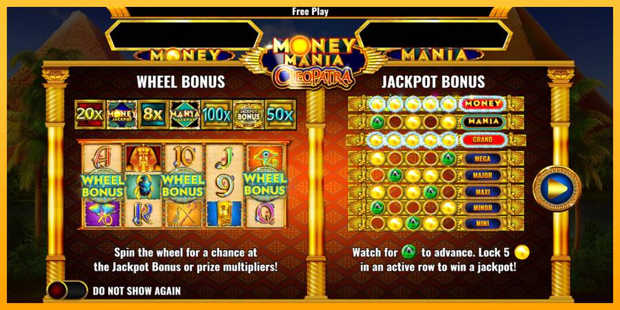 Money Mania Cleopatra gaming machine for money, picture 1