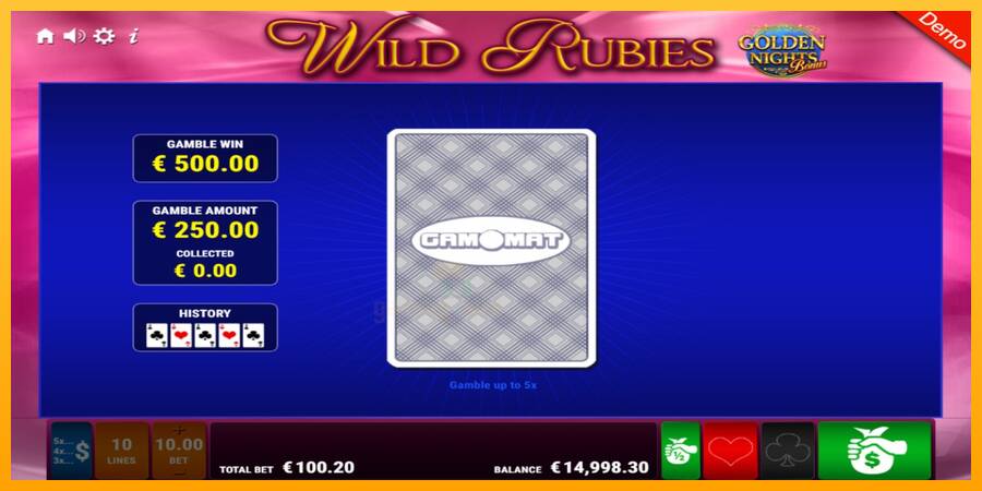 Wild Rubies Golden Nights gaming machine for money, picture 9