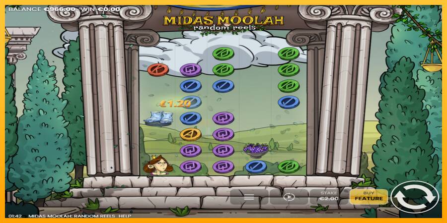 Midas Moolah Random Reels gaming machine for money, picture 3