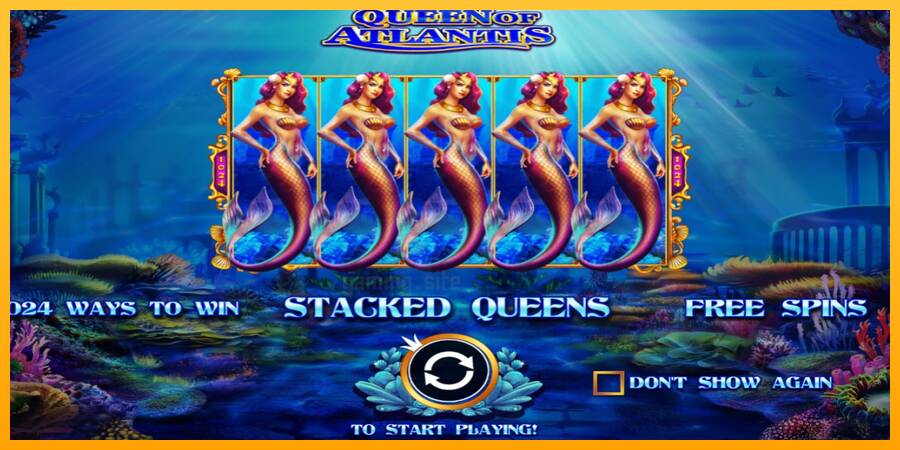 Queen of Atlantis gaming machine for money, picture 1