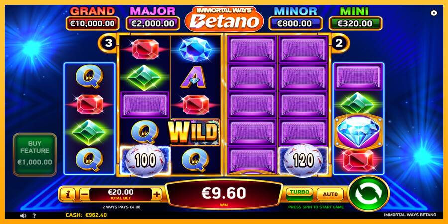 Immortal Ways Betano gaming machine for money, picture 3