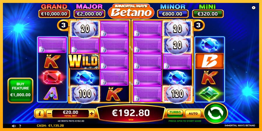 Immortal Ways Betano gaming machine for money, picture 4