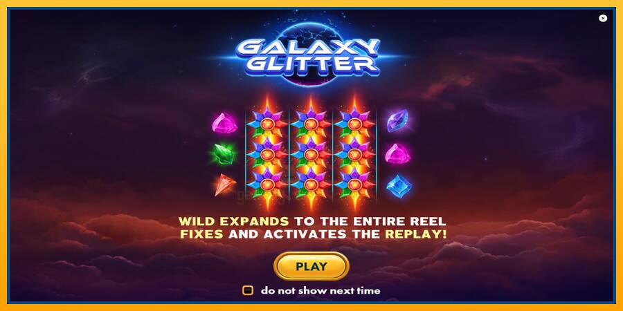 Galaxy Glitter gaming machine for money, picture 1