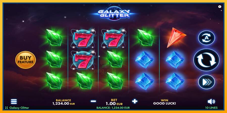 Galaxy Glitter gaming machine for money, picture 2