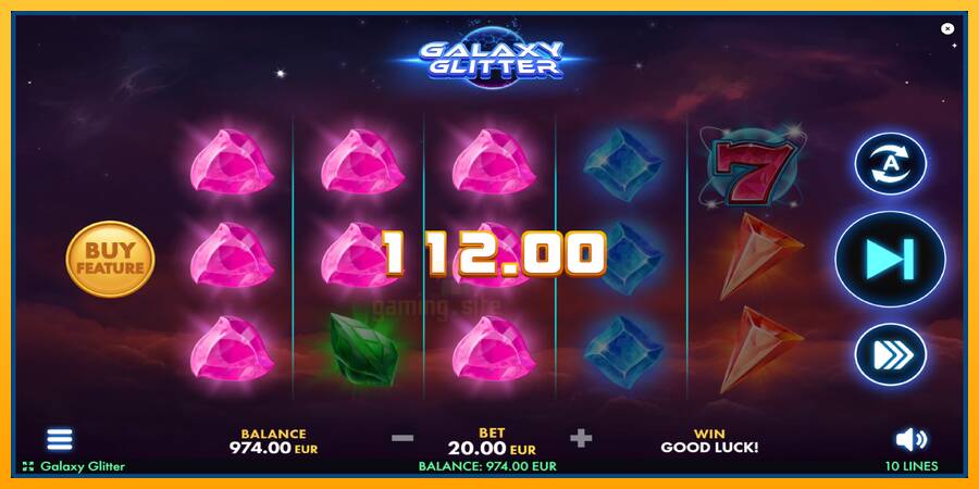 Galaxy Glitter gaming machine for money, picture 4