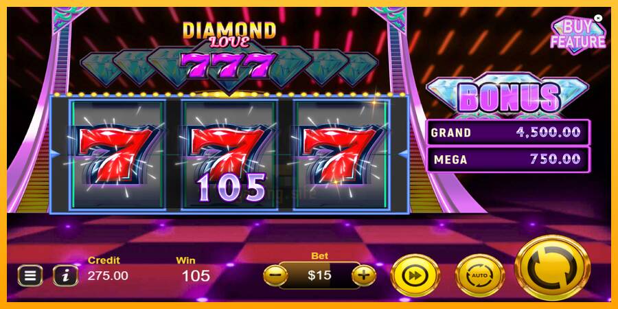 Diamond 777 Love gaming machine for money, picture 3