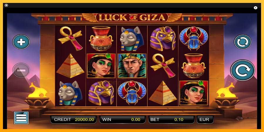 Luck of Giza gaming machine for money, picture 1