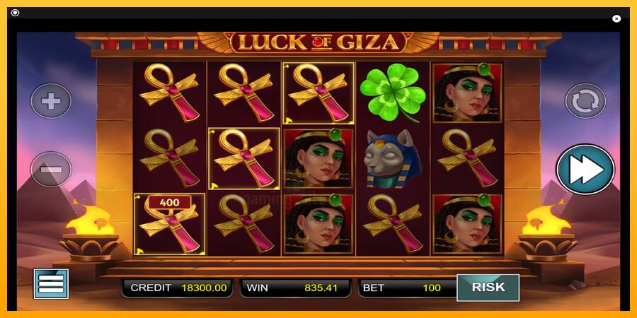 Luck of Giza gaming machine for money, picture 2