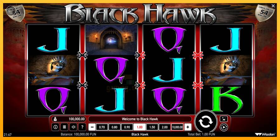 Black Hawk gaming machine for money, picture 1