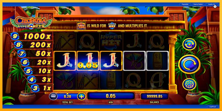 Cleopatra Hyper Hits gaming machine for money, picture 2