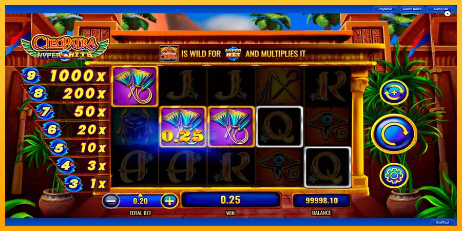 Cleopatra Hyper Hits gaming machine for money, picture 3