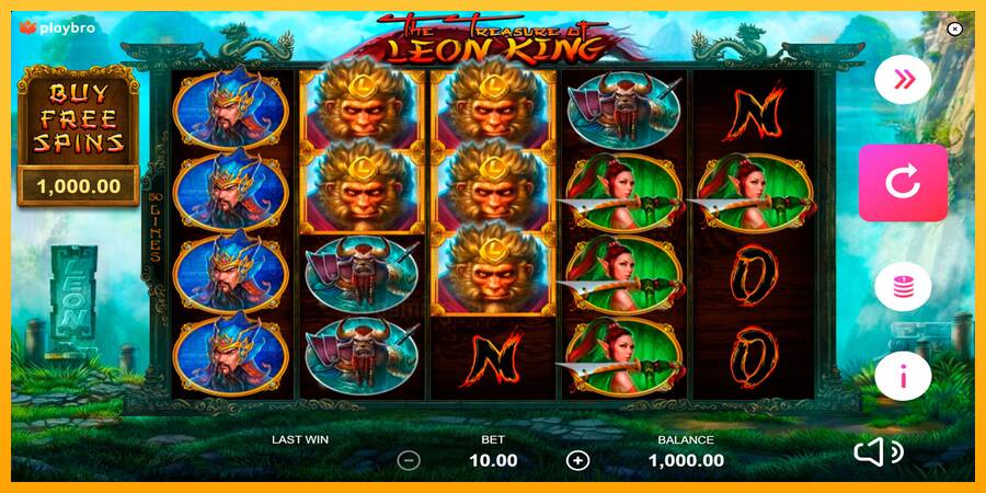 The Treasure of Leon King gaming machine for money, picture 1