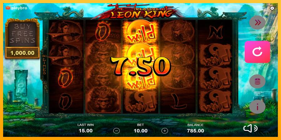 The Treasure of Leon King gaming machine for money, picture 4