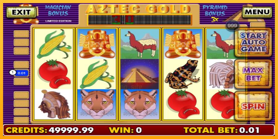 Aztec Gold gaming machine for money, picture 1