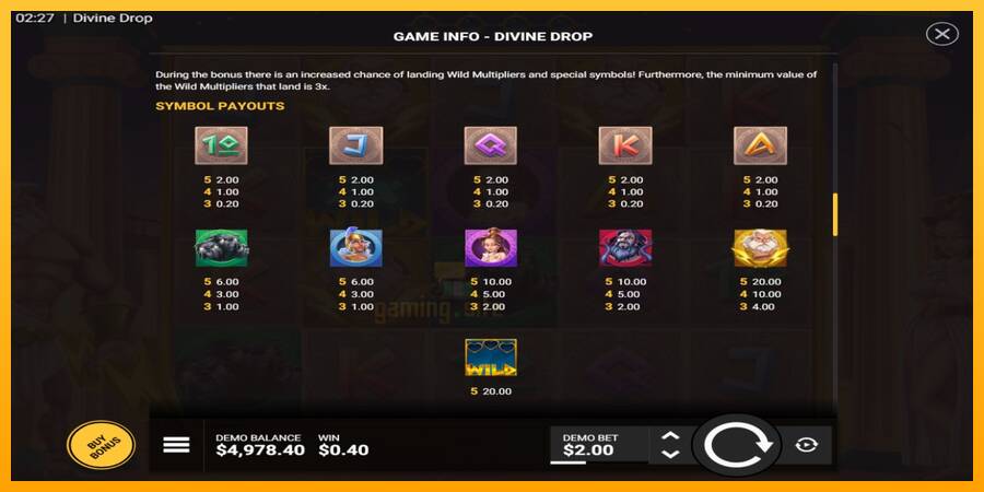 Divine Drop gaming machine for money, picture 6