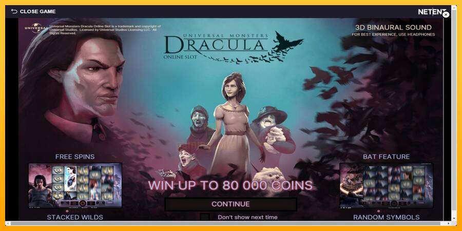 Dracula gaming machine for money, picture 1