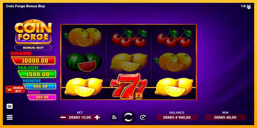 Coin Forge Bonus Buy gaming machine for money, picture 3