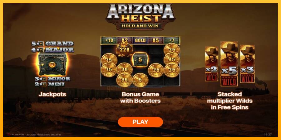 Arizona Heist gaming machine for money, picture 1