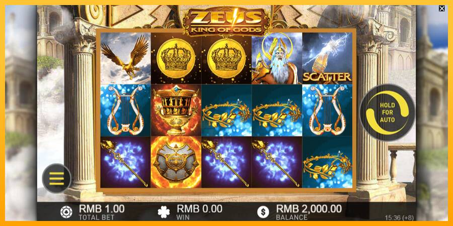 Zeus King of Gods gaming machine for money, picture 2