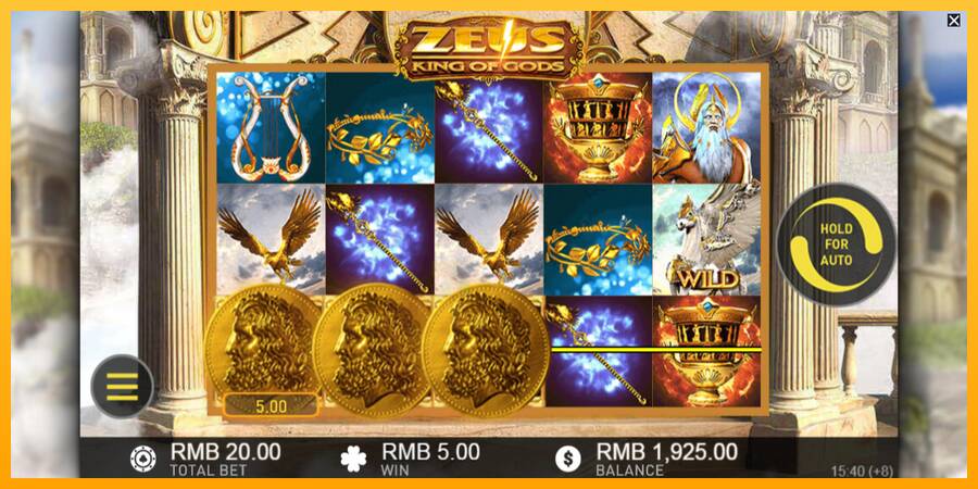 Zeus King of Gods gaming machine for money, picture 3