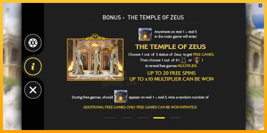 Zeus King of Gods gaming machine for money, picture 6