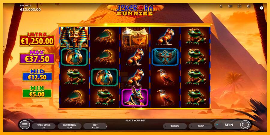 Joker Ra: Sunrise gaming machine for money, picture 1