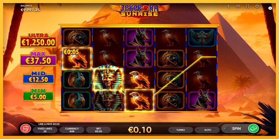 Joker Ra: Sunrise gaming machine for money, picture 2