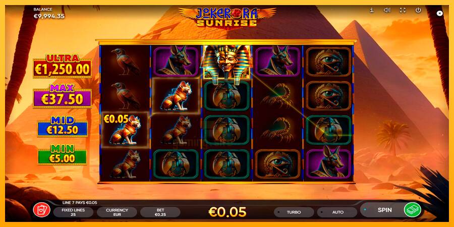 Joker Ra: Sunrise gaming machine for money, picture 3