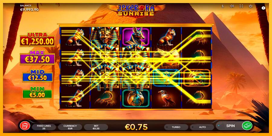 Joker Ra: Sunrise gaming machine for money, picture 4