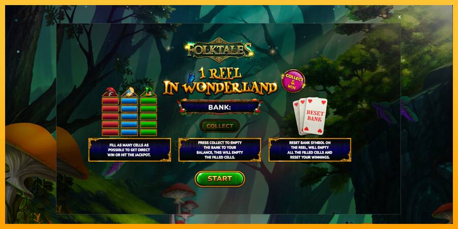 1 Reel In Wonderland gaming machine for money, picture 1