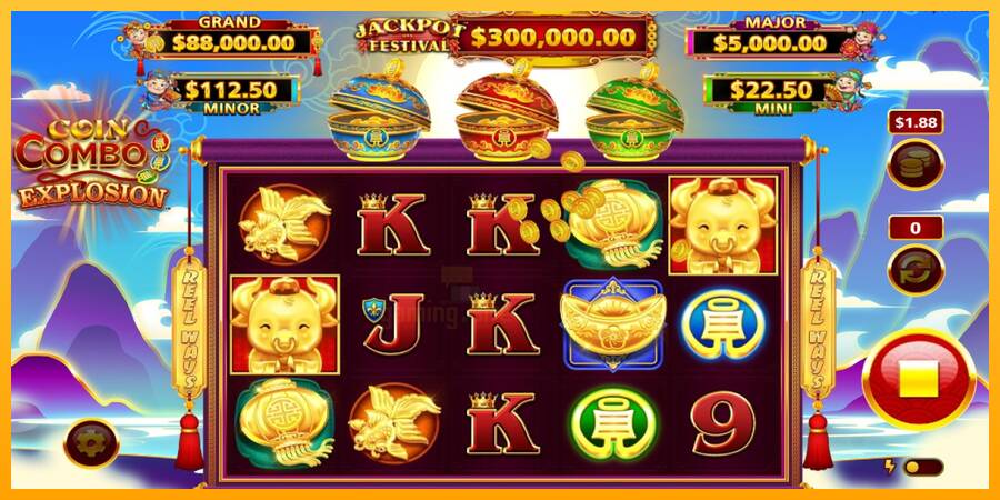 Coin Combo Explosion Jackpot Festival gaming machine for money, picture 3