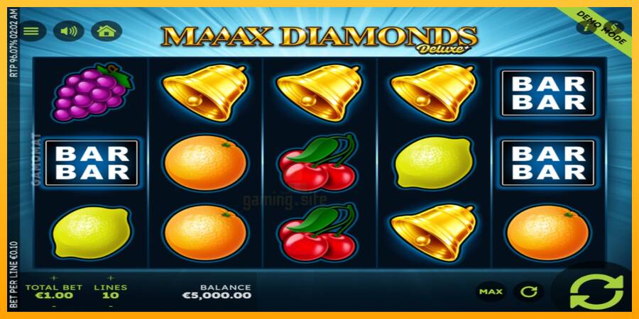 Maaax Diamonds Deluxe gaming machine for money, picture 2